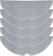 5 Pcs Mop Pads,Compatible for Roborock, S8, S8+, S8 Pro Ultra Robot Vacuum, 2.0 Washable Reusable Mopping Pads