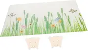 TOGEVAL Cat Litter Box Enclosure 3 Pack Easy-Clean Flexible Anti-Splashing Guards for Litter Pan Protection