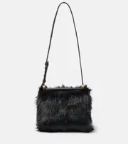 [Jil Sander] Jil Sander Ghost Mini goat hair tote bag One Size black