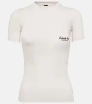 [Balenciaga] Balenciaga Beverly Hills cotton jersey T-shirt AU 14 white