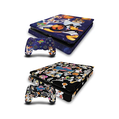 OFFICIAL SPACE JAM (1996) GRAPHICS VINYL SKIN FOR PS4 SLIM CONSOLE & CONTROLLER