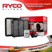 Ryco 4WD Air Oil Fuel Cabin Filter Service Kit for Mitsubishi Triton ML MN 4G64