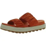 Sorel Womens Roaming Two Strap Orange Slide Sandals 8 Medium (B,M) BHFO 6836