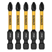 DeWALT FLEXTORQ 57mm PH2 Driver Bit 5 Pack DWAF2PH2IR5