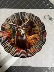 Fall Deer 10” Wind Spinner