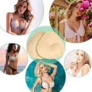2Pairs Bra Pad Inserts Sticky Bra Push Up Silicone Adhesive Breast Lift Padding▵