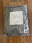 Daniel Brighton Micro Luxe Quilt Cover Set King Single Charcoal New In Packet