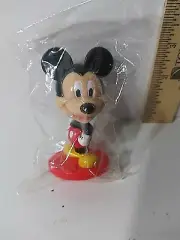 Kellogs Cereal Promo Disney Mickey Mouse Mini Bobble Head Cake Topper 3in.