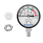 MEASUREMAN Black Steel Pressure Cooker Gauge, Pressure Canner Gauge, Steam Pr...