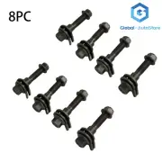 10.9 Eccentric 8PCS Four Wheel Alignment Camber Bolt Screw 16mm For Car Repair