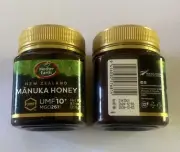 MANUKA HONEY MOTHER OF EARTH NEW ZEALAND UMF10+ 2 Jars Best Lot New Health 12/28