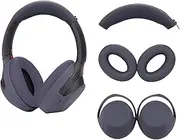 Adhiper 3 Set Case Cover for Sony WH-1000XM4 WH-1000XM3 Headphones,Headband Cover/Headband Cushion Protector,Sweat Proof EarPad Cover,Soft Ear Cover,Silicone Headphones Accessories（Blue）