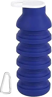 Portable Drinking Cup, Silicone Coffee Cup, 600ml Capacity 8.27x2.95x3.46 inches, Folding Design, Food Grade Material, Reusable, Lightweight, Travel Bike Camping Outdoor Use