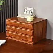 Wooden Multilayer Desktop Organizer Storage Box with Drawers Office Jewelry Box and File Finishing Cabinet Drawer Type A4 Flat File Cabinet for Multi Layer Storage