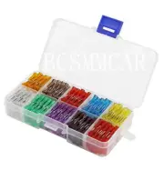 50x Car Truck Micro Blade Fuses 5A 7.5A 10A 15A 20A 25A 30A Fuse Assortment Kit (for: Honda)