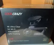 Cool Crazy N8 Dual Channel Dash Camera App Control 5G WIFI 4K GPS Tracking