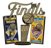 Indiana Pacers, OKC Thunder NBA Finals 2025 Vinyl Die Cut Sticker