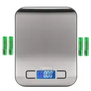 Digital Kitchen Food Scale 11 lb Grams and Ounces Small Stainless Steel Backl...
