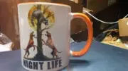 Custom Redbone Coonhound treeing mug 11oz