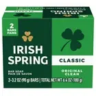Irish Spring Irish Spring Deodorant Soap Original 2 Pack 6.4oz / 180gm