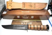 KA-BAR Kabar US Army Olean NY Fixed Blade Knife 180mm 310mm