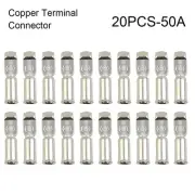 20x 50Amp Copper Terminals Connector For 50A/FOR-Anderson Style-Plugs Contacts