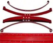 RC4WD - Red Super Soft Flex Leaf Springs (4)