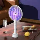 Outdoor/Indoor Electric Fly Zapper Swatter,4000V High Voltage with USB Charging,