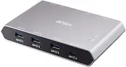 ATEN US3342 2-Port USB-C Gen 2 Sharing Switch with Power Pass-Through
