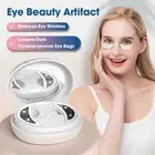 Microcurrent Eye Massager - Warm Compress & Anti Puffiness Device for Eye Care