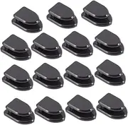 GANAZONO 15Pcs Self Adhesive Car Hooks Durable Multifunctional Vehicle Storage Hooks for Organizing Keys Cables Sunglasses Easy Installation No Nails Required