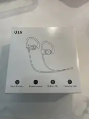 Bluetooth Headphones, 5.3 Wireless, IPX7 Waterproof with Mic, Stereo Bass