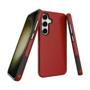 Samsung Galaxy S24 Compatible Case Cover With Shockproof Rugged Design - Red