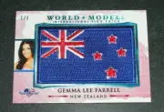 2017 Benchwarmer GEMMA LEE FARRELL America the Beautiful WORLD MODELS Flag #1/1
