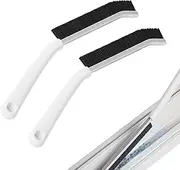 Groove Detailing Brush - Hard Bristle Crevice Cleaning Brush,2X Scrubbers Tool Household Cleaners for Blind Baseboard Fan Sliding Door Track Kitchen Sink Tile Floors