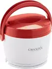 New Crock-Pot Lunch 20oz Bento Box Food Warmer Container, Red & White