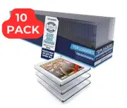10 Trading Card Toploaders (100PT) Top Loader for Cards Hard Card Protectors MTG