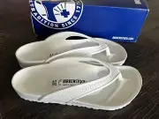 NEW Birkenstock Honolulu EVA White Thong Sandals Flip Flops Women's 10 /M 8/EU41