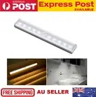 LED Motion Sensor Light PIR Detector Night Bar Magnetic Strip Rechargeable AU