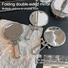 2/5/10X Folding Mirror Round Shape Make Up Tools Dressing Table
