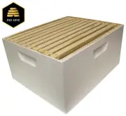 Beekeeping Deep Brood Box, Assembled, White -WWBCD-101