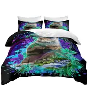 Animal Art Waterfall Otter Spirit Quilt Cover