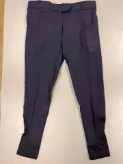 Premier Equine "Lexington" Navy Full Seat Breeches w Silicone Seat. Size 34