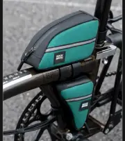 2 Bag Set Frame Triangle Bike Tool for Brompton Black Brown Green White