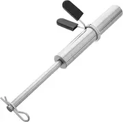 Totority Full Steel Portable Hanging Rod Weight Plate Holder Gym Accessory Home Gym Storage Weight Lifting Equipment Wall Mountable for Fitness