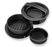 Non Stick Stuffed Burger Press Hamburger Patty Molds Maker Sliders Kitchen