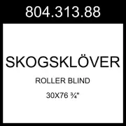 IKEA SKOGSKLOVER SKOGSKLÖVER Roller Blind White 30x76 ¾" 804.313.88