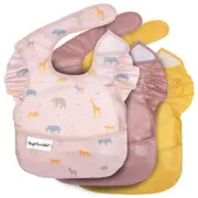 Tiny Twinkle - Mess-Proof Easy Bib 3 Pack - Petite Safari Set