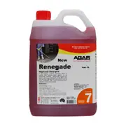 5L Agar Renegade Powerful Degreaser Removal of Fat, Dirt, Oils and Grease