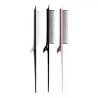 Hairdressing Hair Comb Highlight Foiling One-way Sectioning Weave With Hair Clip